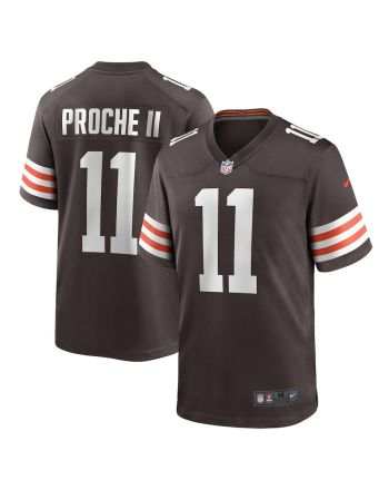 James Proche II 11 Cleveland Browns Game Men Jersey - Brown