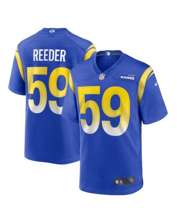 Troy Reeder 59 Los Angeles Rams Game Men Jersey - Royal