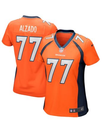 Lyle Alzado 77 Denver Broncos Women Game Retired Jersey - Orange