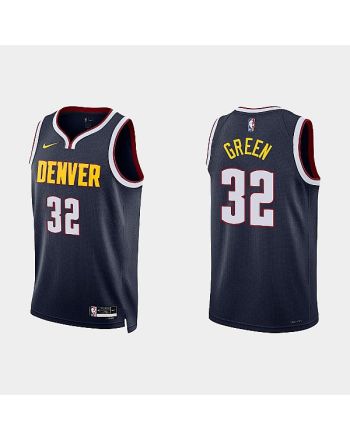 Denver Nuggets 32 Jeff Green 2022-23 Icon Edition Navy Men Jersey