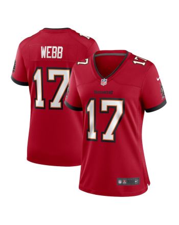 Raleigh Webb 17 Tampa Bay Buccaneers Women Game Jersey - Red