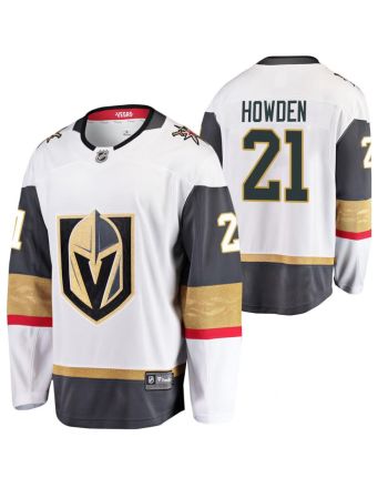 Men Vegas Golden Knights Brett Howden 21 2023 Jersey White Away Jersey