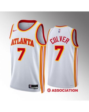 Atlanta Hawks Jarrett Culver 7 2022-23 Association Edition White Jersey Swingman