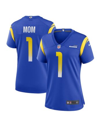 Number 1 Mom Los Angeles Rams Game Women Jersey - Royal