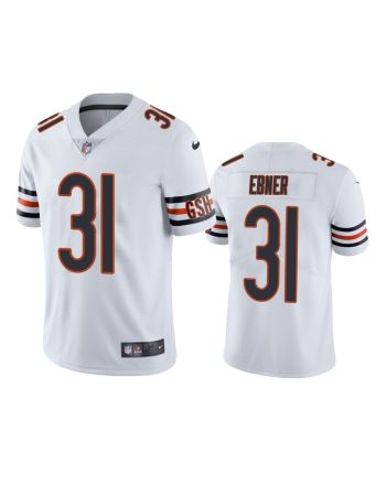 Chicago Bears Trestan Ebner 31 White Vapor Limited Jersey