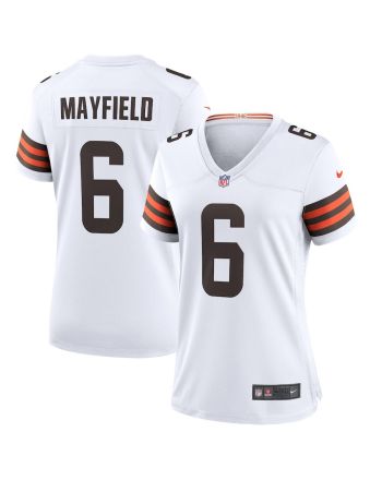 Baker Mayfield 6 Cleveland Browns Women's Game Jersey - White