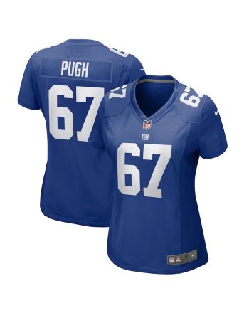 Justin Pugh 67 New York Giants Women Game Jersey - Royal