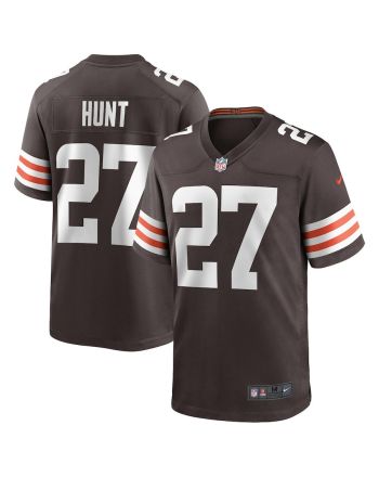 Kareem Hunt 27 Cleveland Browns Game Men Jersey - Brown