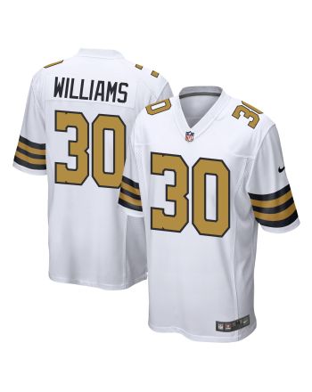 Jamaal Williams 30 New Orleans Saints Men Alternate Game Jersey - White