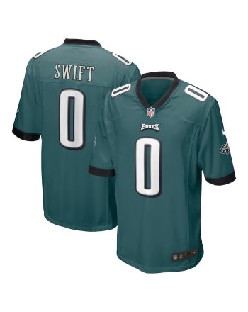 D'Andre Swift 0 Philadelphia Eagles Game Men Jersey - Midnight Green