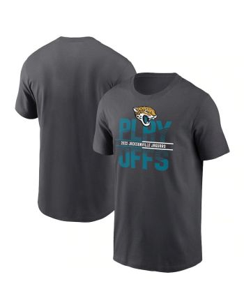 Jacksonville Jaguars 2022 NFL Playoffs Iconic T-Shirt - Anthracite