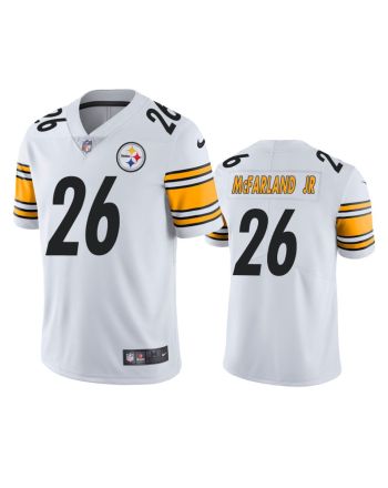 Pittsburgh Steelers Anthony McFarland Jr. 26 White Vapor Limited Jersey