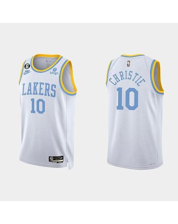 Los Angeles Lakers Max Christie 10 2022-23 Classic Edition White Men Jersey