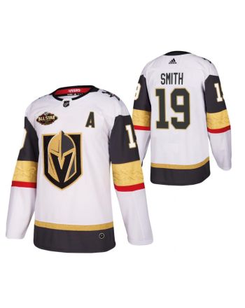 Men Vegas Golden Knights 19 Reilly Smith 2023 All-Star White Jersey Away Jersey