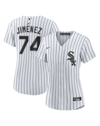 Eloy Jimenez 74 Chicago White Sox Women's Home Player Jersey - White