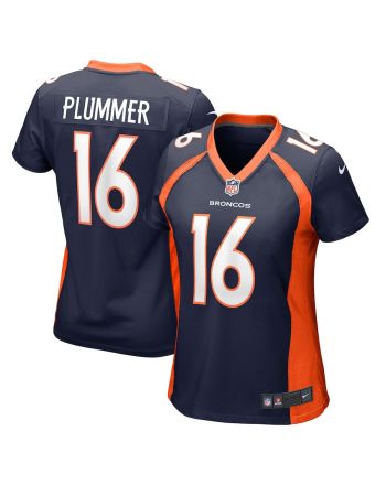 Jake Plummer 16 Denver Broncos Women Retired Jersey - Navy