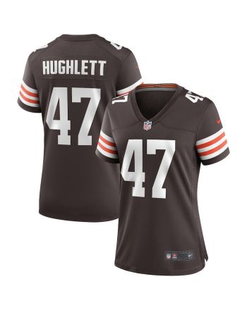 Charley Hughlett 47 Cleveland Browns Women's Game Jersey - Brown