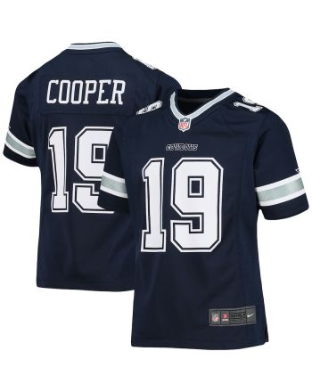 Amari Cooper 19 Dallas Cowboys Girls Youth Game Jersey - Navy