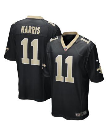 Deonte Harris 11 New Orleans Saints Men's Game Jersey - Black