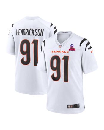 Trey Hendrickson 91 Cincinnati Bengals 2024 Pro Bowl Patch Game Men Jersey - White