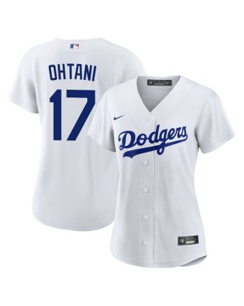 Shohei Ohtani 17 Los Angeles Dodgers Home Jersey - Women White Jersey