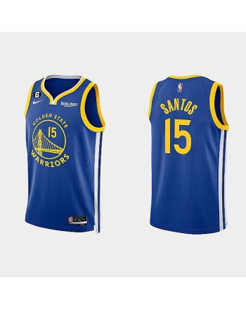 Golden State Warriors 15 Gui Santos 2022-23 Icon Edition Royal Men Jersey