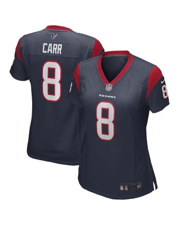 David Carr 8 Houston Texans Women Game Retired Jersey - Navy