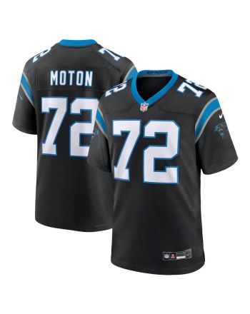 Taylor Moton 72 Carolina Panthers Team Game Men Jersey - Black