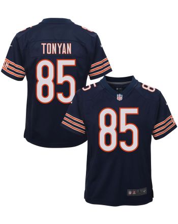 Robert Tonyan 85 Chicago Bears Youth Game Jersey - Navy