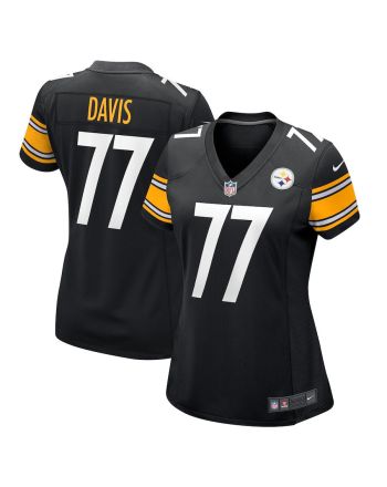 Jesse Davis Pittsburgh Steelers Women's Game Player Jersey - Black