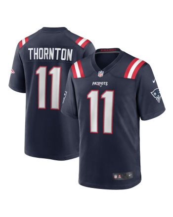 Tyquan Thornton New England Patriots Game Player Jersey - Navy