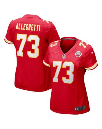 Nick Allegretti 73 Kansas City Chiefs Game Women Jersey - Red