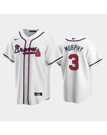 Atlanta Braves Owen Murphy 3 2022-23 Draft White Home Jersey