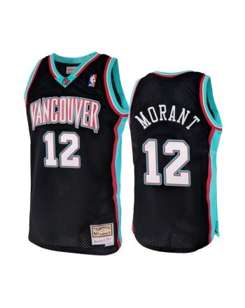 Men's Vancouver Grizzlies Ja Morant 12 Hardwood Classics 2000 Jersey