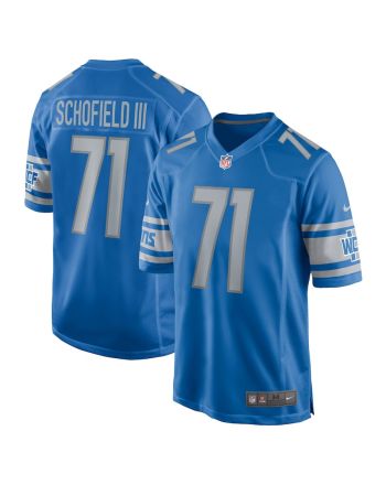 Michael Schofield 71 Detroit Lions Game Men Jersey - Blue