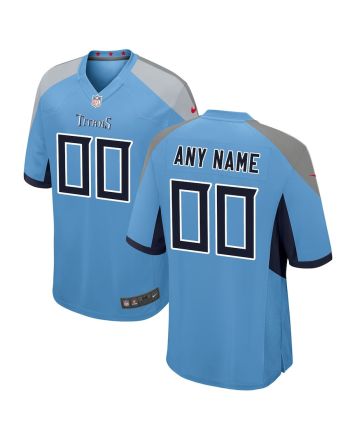 Tennessee Titans YOUTH Alternate Custom Game Jersey - Light Blue