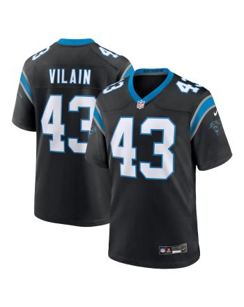 Luiji Vilain 43 Carolina Panthers Game Men Jersey - Black