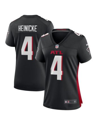 Taylor Heinicke 4 Atlanta Falcons Women's Game Player Jersey - Black