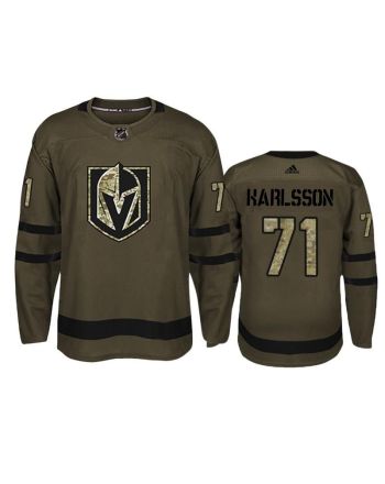 Men Vegas Golden Knights William Karlsson 71 Military Camo Jersey Jersey