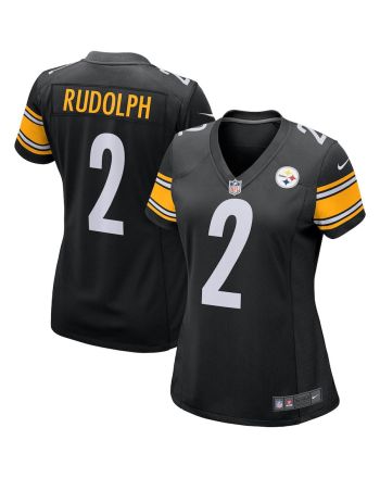 Mason Rudolph 2 Pittsburgh Steelers Women's Jersey - Black