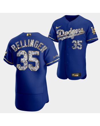 Los Angeles Dodgers Cody Bellinger Royal Jersey 35 Golden Diamond 2022-23-23 Uniform