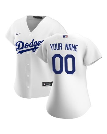 Los Angeles Dodgers Women's Home Custom Jersey - White