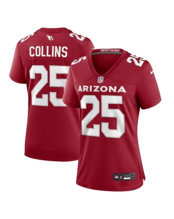 Zaven Collins 25 Arizona Cardinals Women Game Jersey - Cardinal