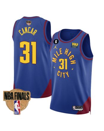 Vlatko Cancar 31 Denver Nuggets Final Champions 2023 Swingman Jersey - Blue