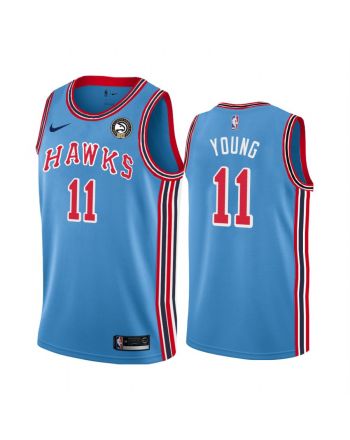 Atlanta Hawks Trae Young 11 Blue 50th Anniversary Classic Jersey