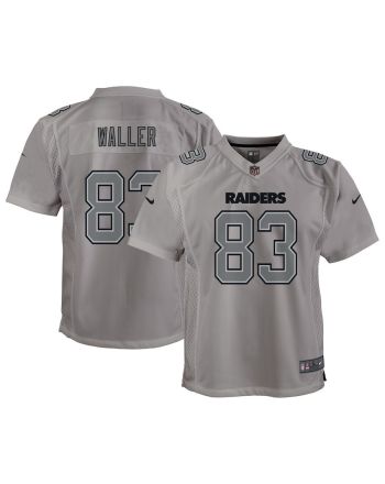 Darren Waller 83 Las Vegas Raiders Youth Atmosphere Game Jersey - Gray