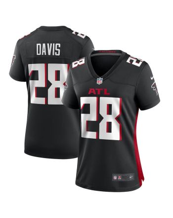 Mike Davis 28 Atlanta Falcons Game Women Jersey - Black