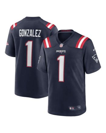 Christian Gonzalez New England Patriots 2023 NFL Draft First Round Pick Game Jersey