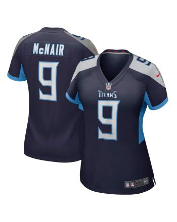 Steve McNair 9 Tennessee Titans Women Game Retired Jersey - Navy