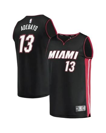 Bam Adebayo Miami Heat Fast Break Player Jersey - Icon Edition - Black